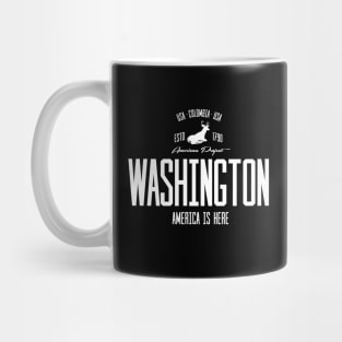 USA, America, Washington, Colombia Mug